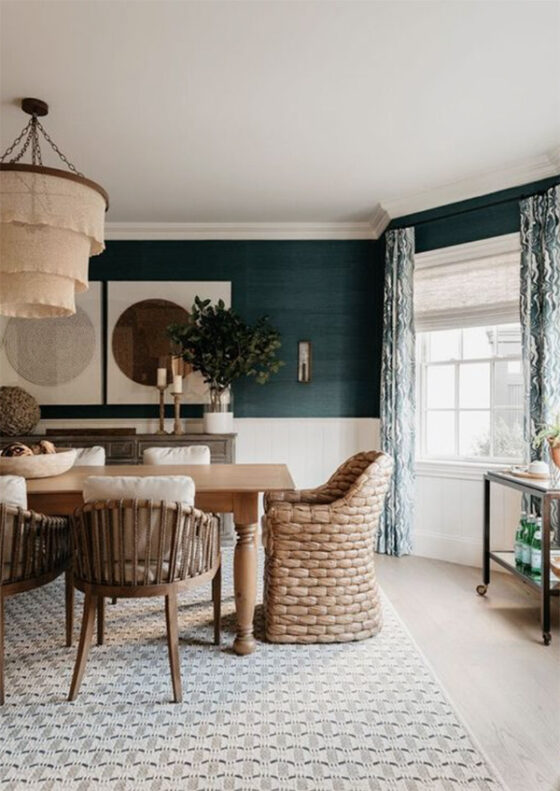 Moody Teal Office and Guest Room Plans - Delineate Your Dwelling