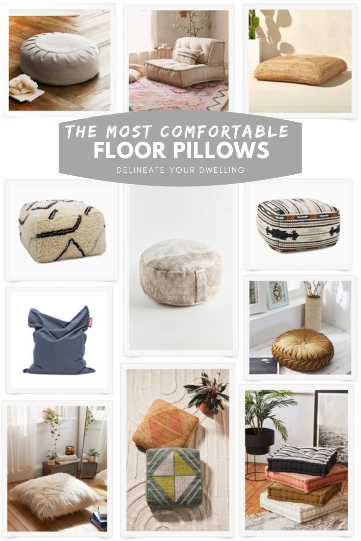 8 of the Most Comfortable Floor Pillows for Adults