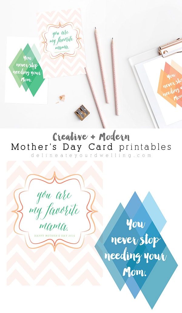 Mothers Day Card printables