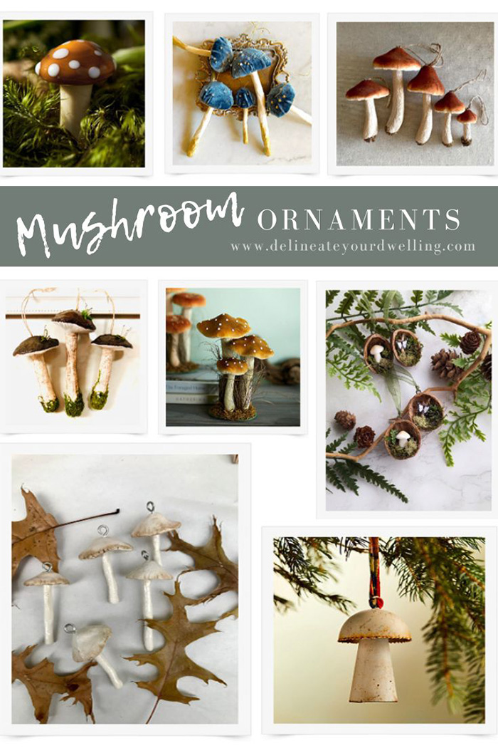 Mushroom Ornaments