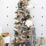 Natural Modern Flocked Christmas Tree