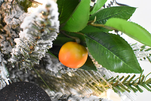 Faux Orange on a Christmas Tree