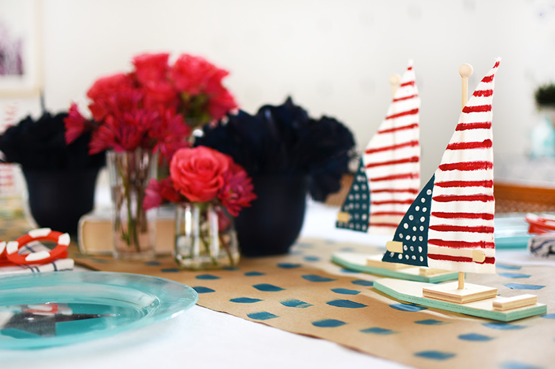 Red, white and blue 4th of July party