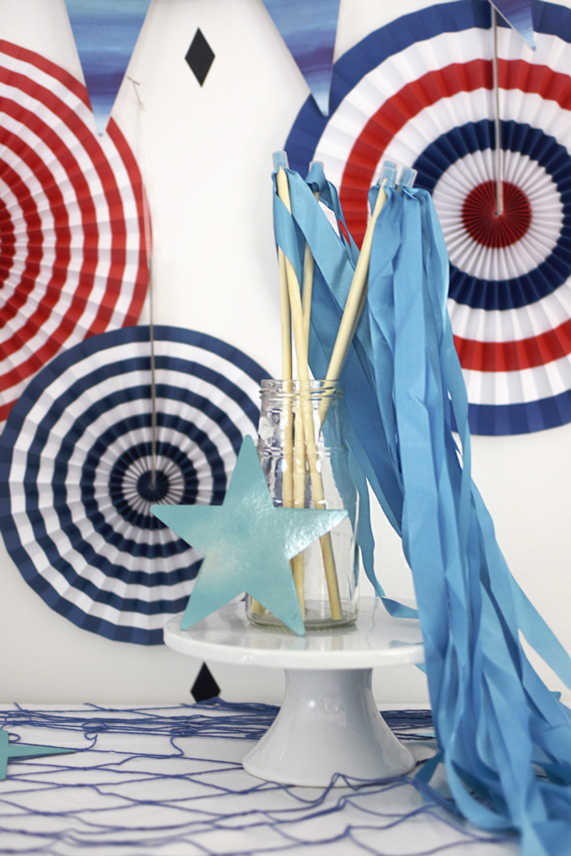 Blue Ribbon Wands