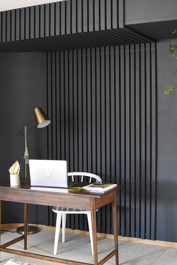 Painted Office Slat Wall