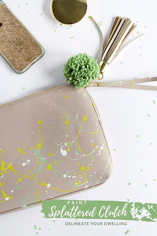 80's Splattered Clutch