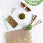 Paint Splattered Clutch