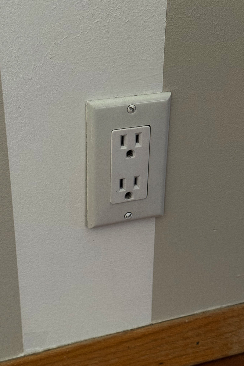 Standard duplex outlet cover
