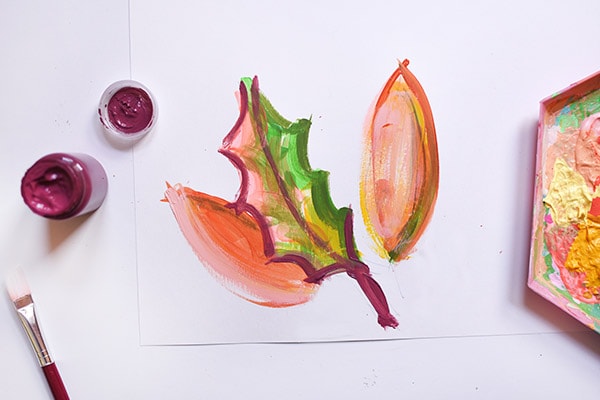 Painted Fall Leaves-step3