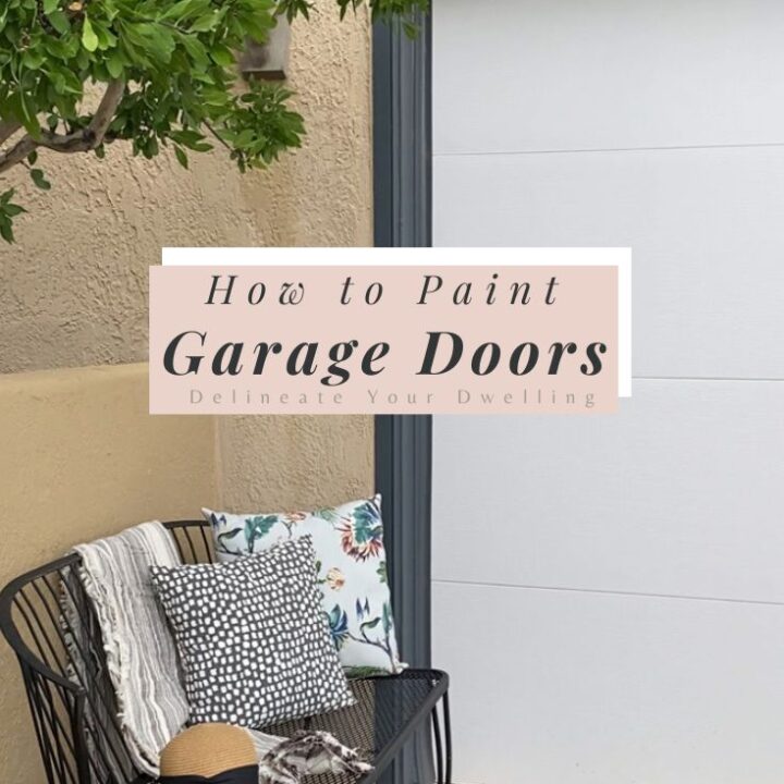 Gray Painted Garage Door