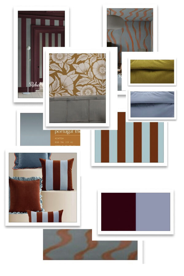 Bold stripe color pallette