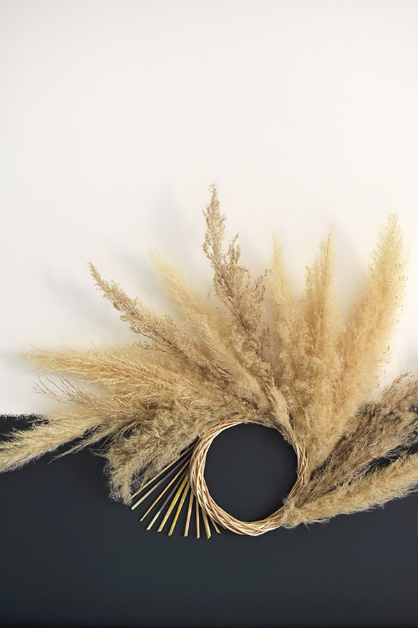 Pampas Grass Wreath-6