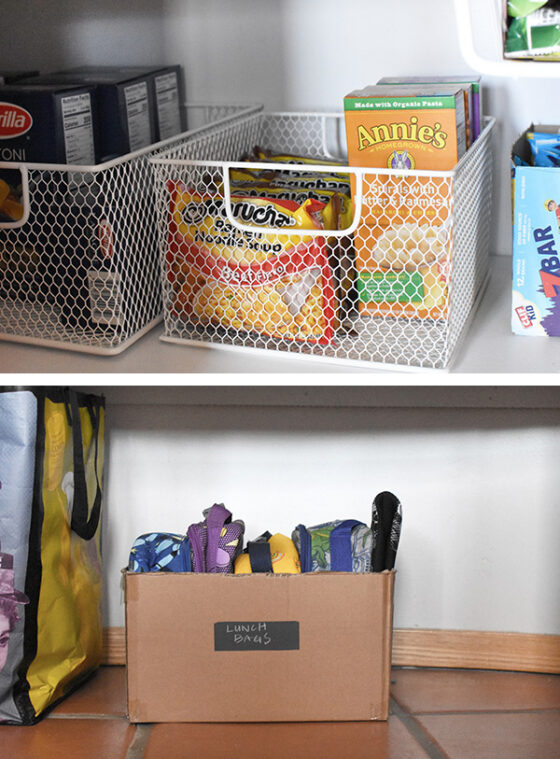 Organize Your Pantry with boxes and containers Delineate Your Dwelling