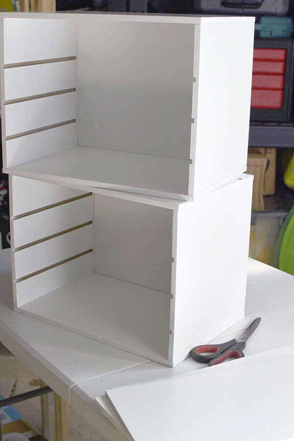 Assembling paper organizer