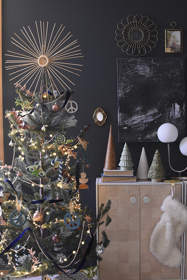Moody Sparkling Christmas Tree