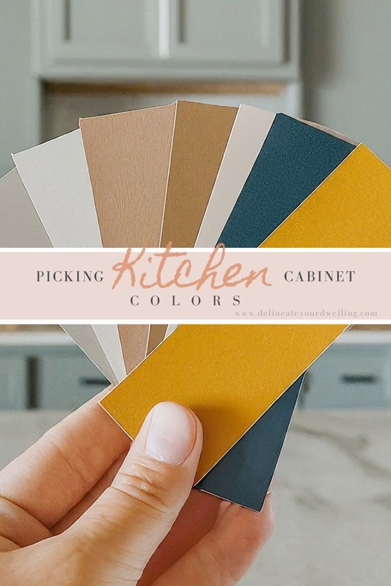 Colorful kitchen cabinet colors