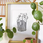 Pilea peperomioides Digital Print