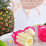Whipped Pineapple Popsicle Ring Pops