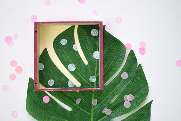 Monstera Leaf Shadowbox