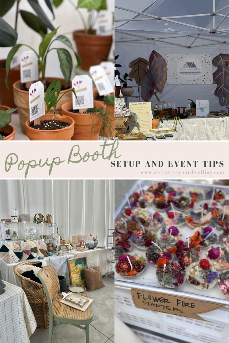 Popup Shop Booth Setup and Event tips
