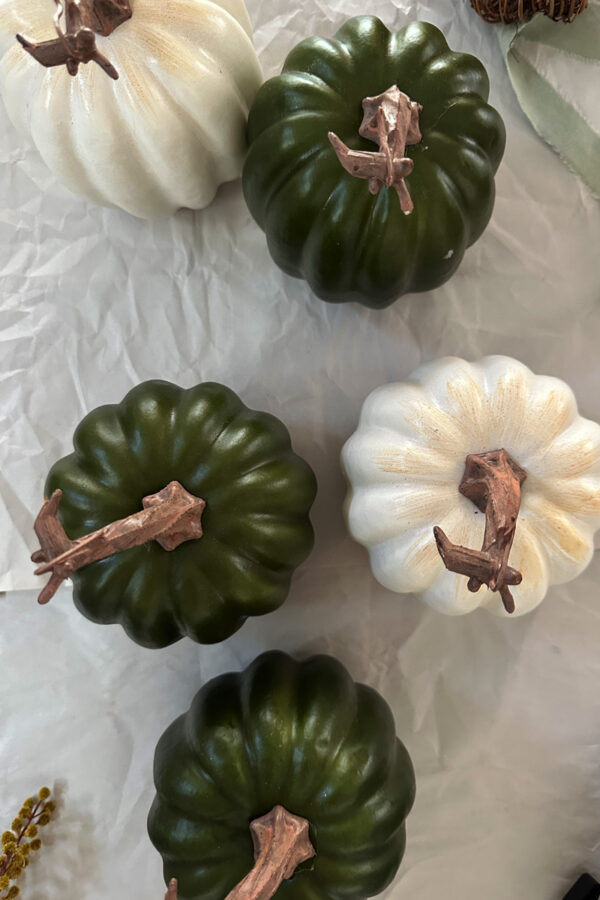 White and green pumpkin