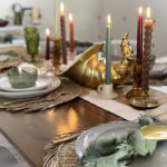 Candlelit Romantic Thanksgiving Table