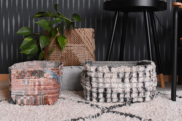 Boho Rug Baskets