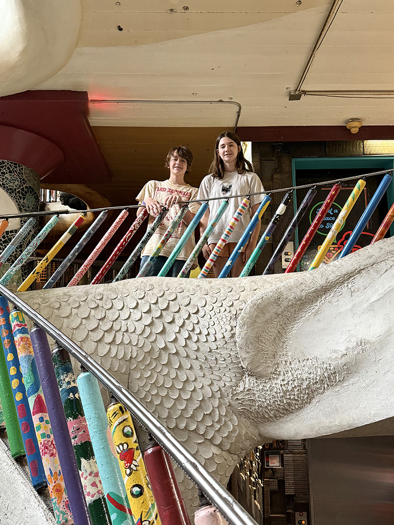 City Museum, colorful stairs - St Louis MO