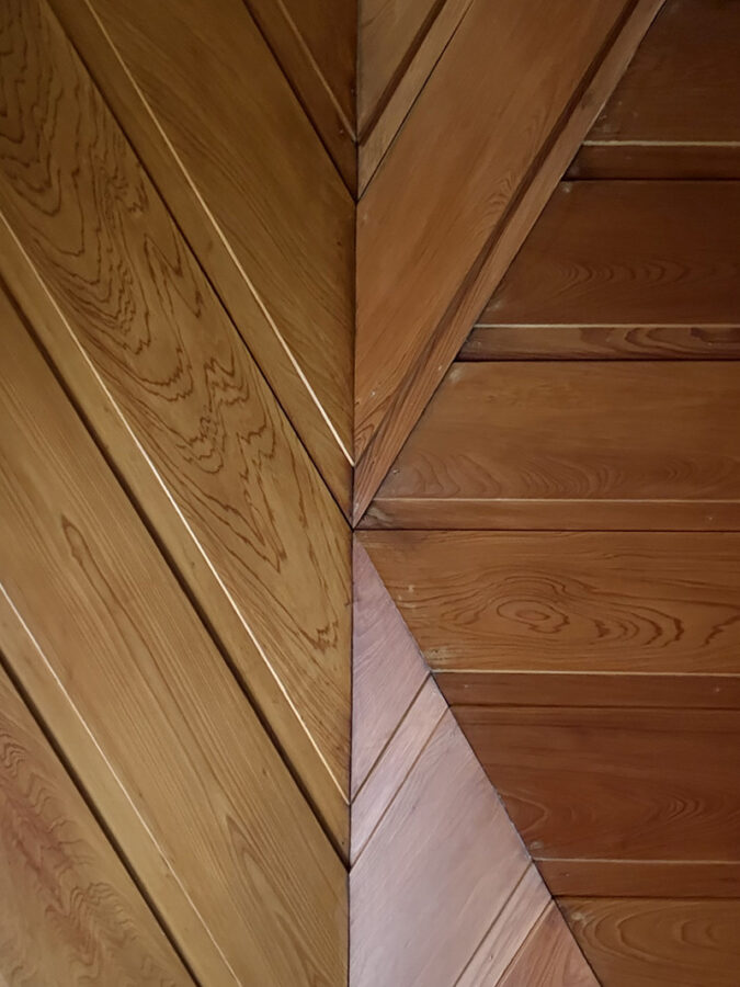 Frank Lloyd Wright, Kraus House, Ceiling joints - St Louis MO