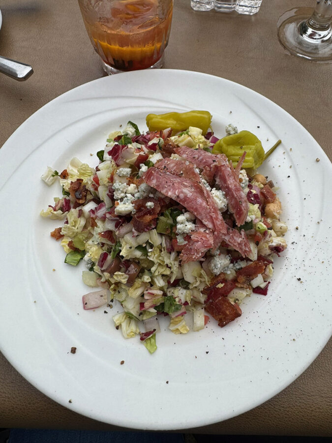 Chopped Italian salad - Charlie Gitto's, St Louis MO