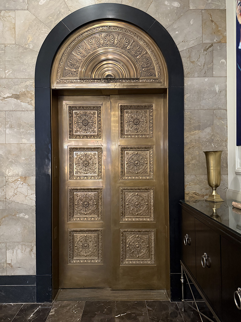 Art Deco elevator, Marriott Hotel St Louis MO
