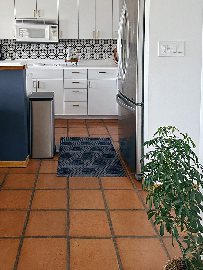 Mexican Saltillo tile kitchen