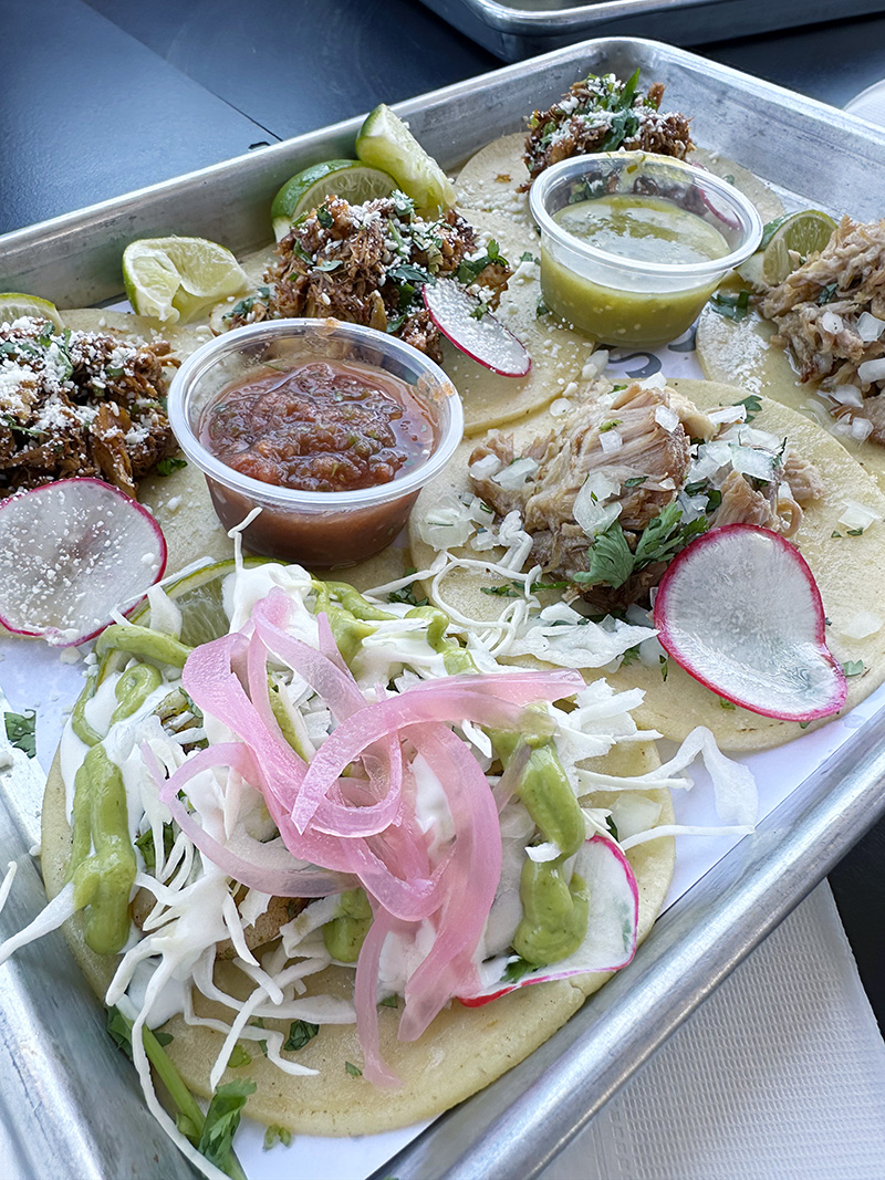 Flora Taco to go, Sawmill Market
