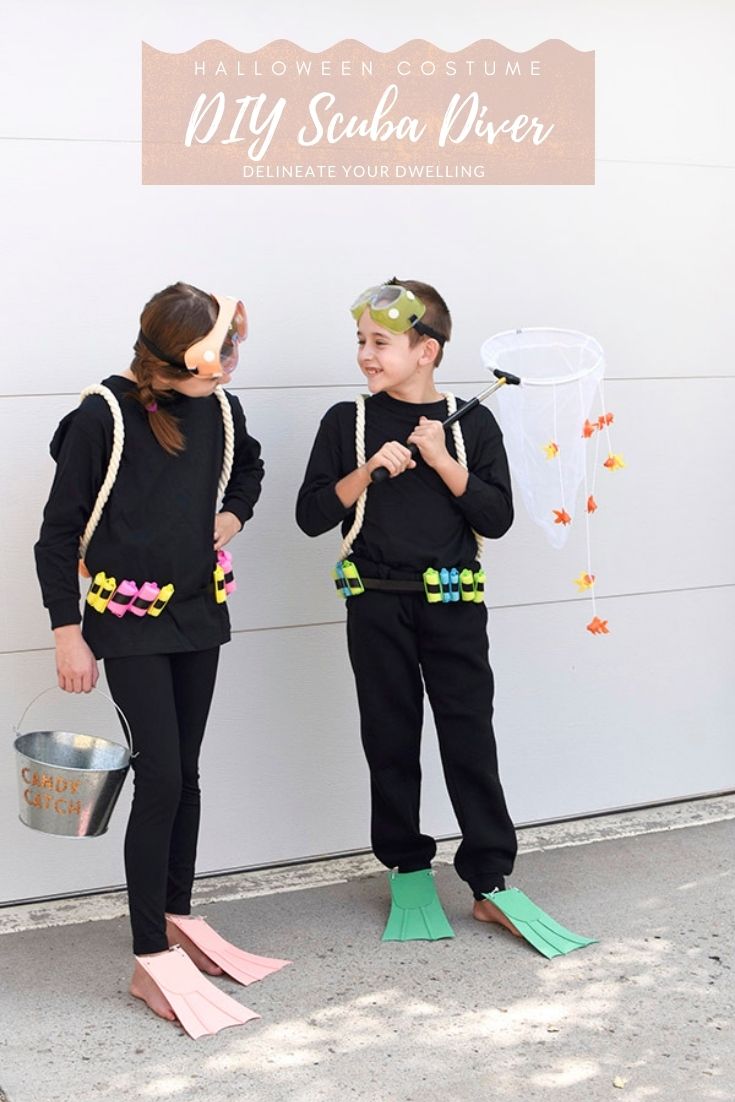 DIY Scuba Diver Halloween Costume