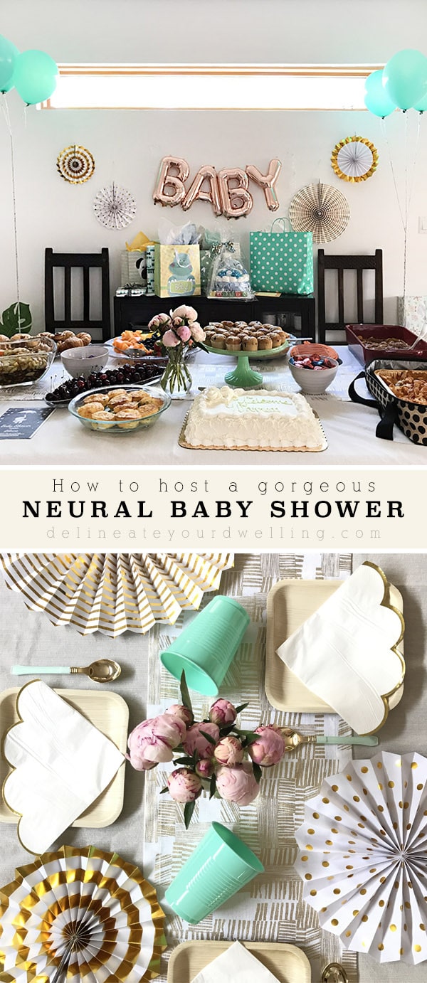 Simple Neutral Baby Shower