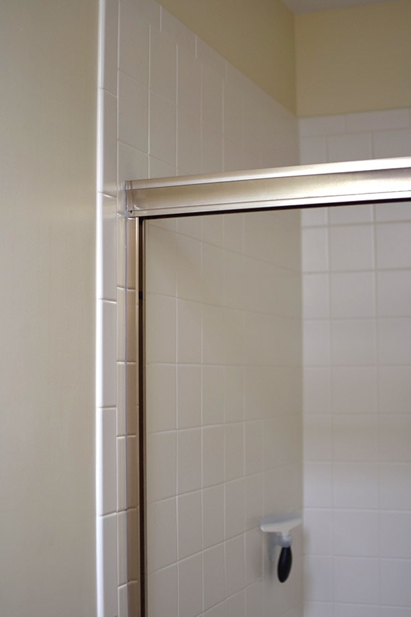 Sliding Glass Door Removal - shower frame