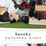 Spooky Halloween Street and Houses