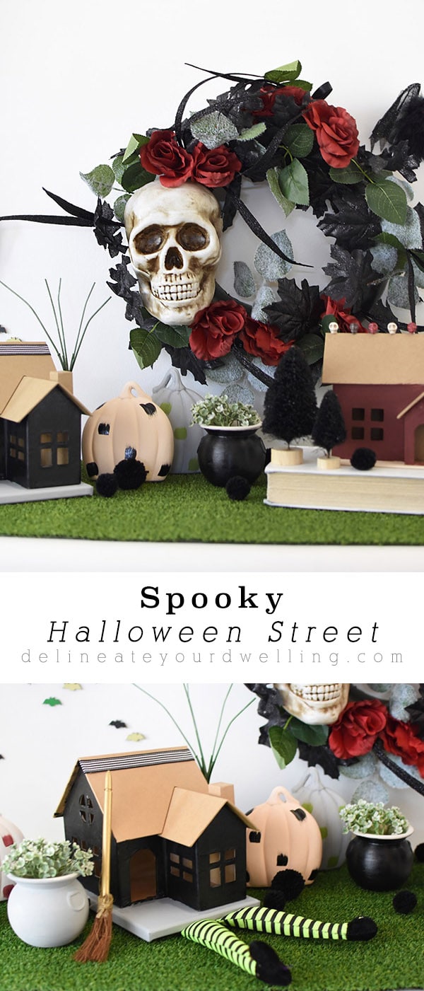 Spooky Halloween Street and Houses