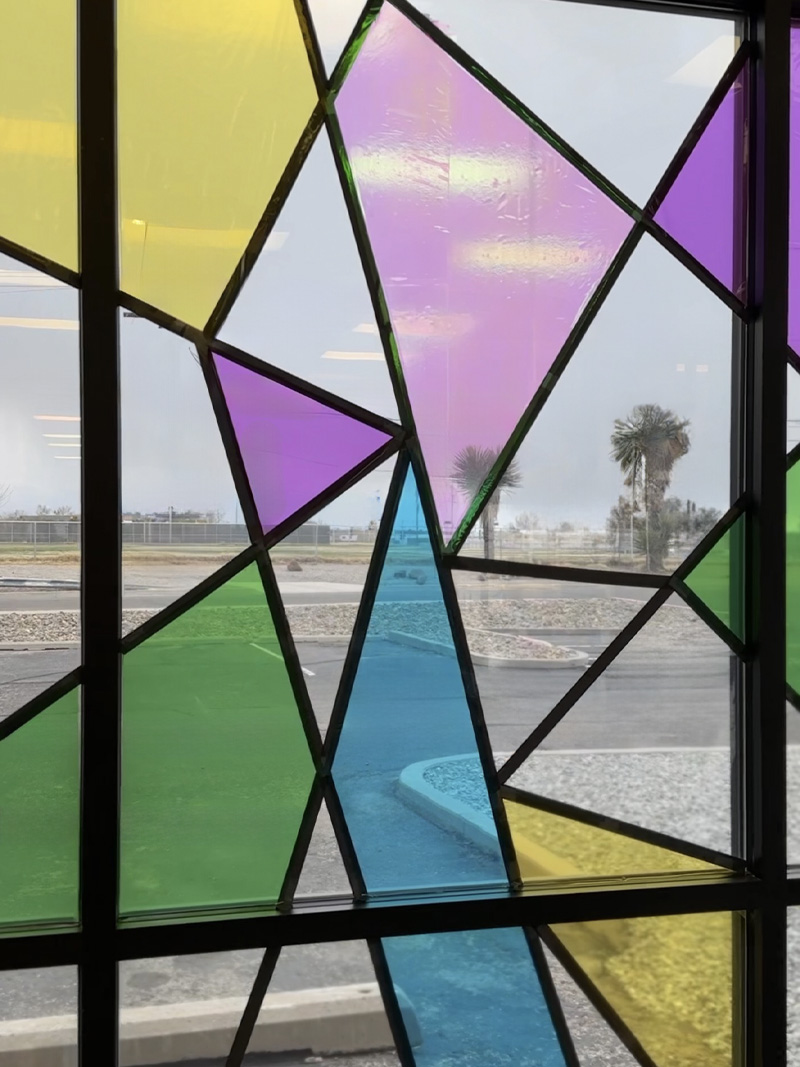 Geometric Colorful windows