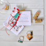 Stamped Cocktail Napkin - birthday idea