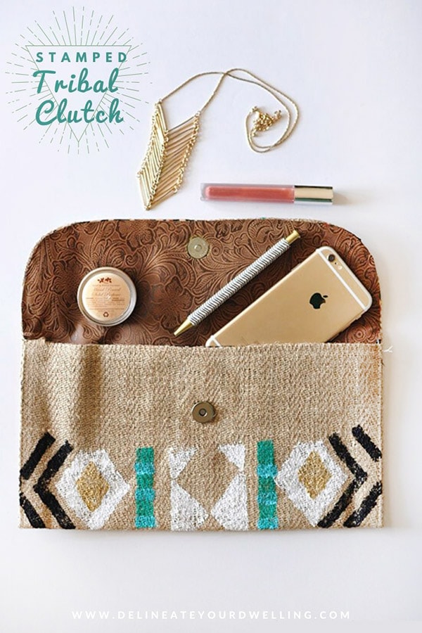 Stamped Tribal Clutch