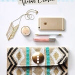 Stamped Tribal Clutch