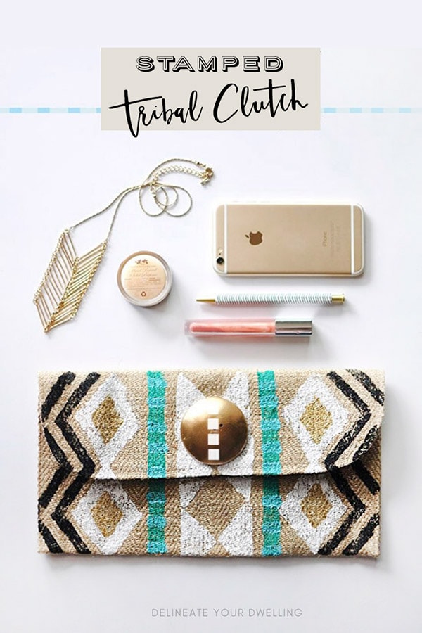 Stamped Tribal Clutch