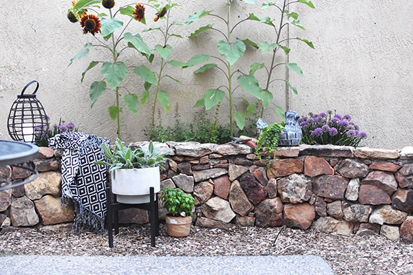 Retaining Rock Wall 