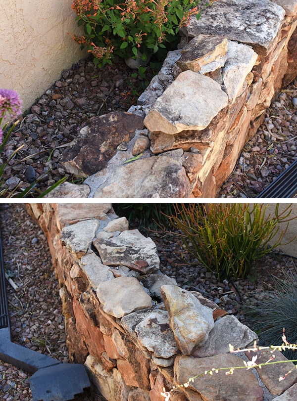 Stone Wall repair - loose stones