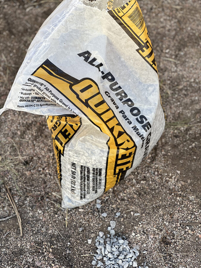 Quikrete all purpose gravel