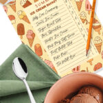 Summer Bucket List - Ice Cream printable