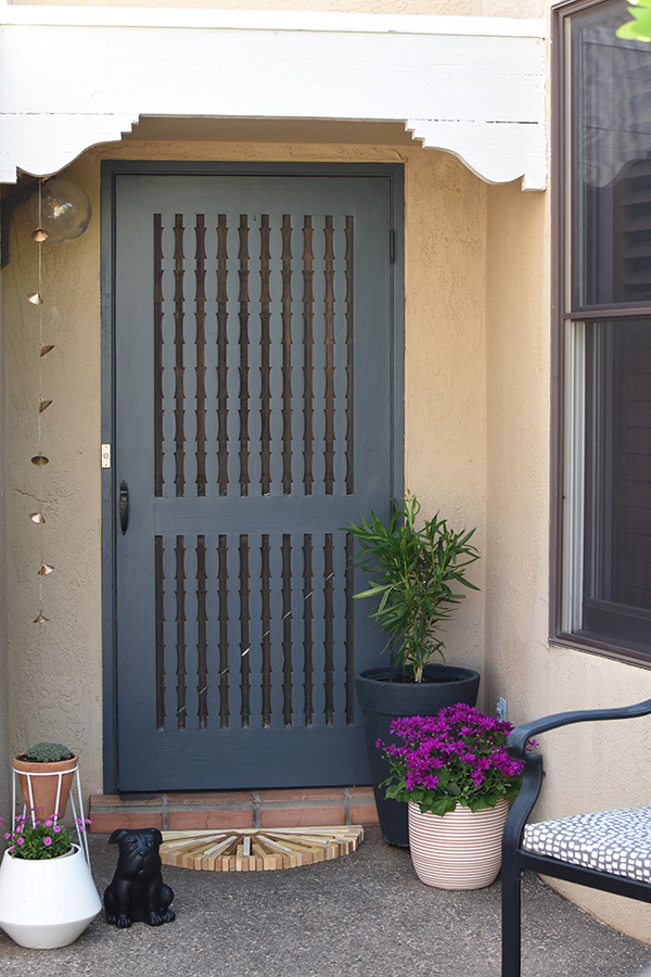 Wooden Sunburst Doormat