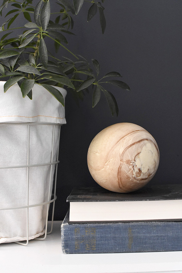 Wooden Ball and books