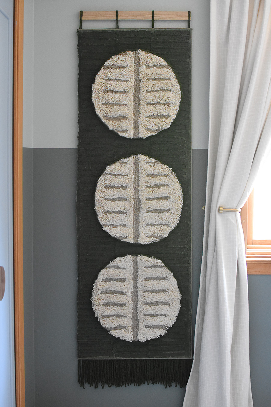Hunter Green rug hanging